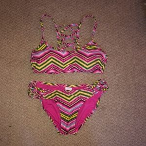 Neon ZigZag Bikini